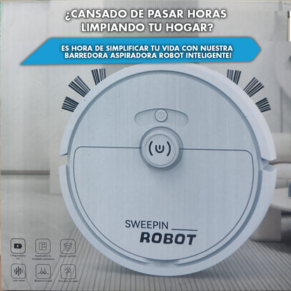 Robot Aspiradora Inteligente 3 En 1